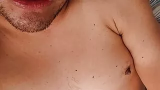 Chubby bator bro mexican playing smallcock