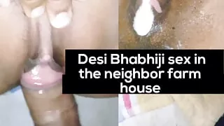 Desi Bhabhiji sex in the neighbor own farm  house
