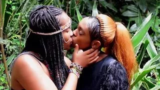 African Lesbians - Ebony BBW And Skinny Masseuse Crave Juicy Pussy