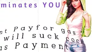 AUDIO ONLY - Gas station owner dominates you