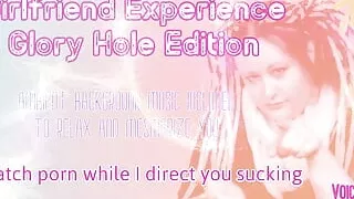 Audio only - Girlfriend experience glory hole edition