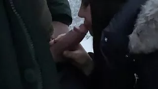 Girl sucks first Date