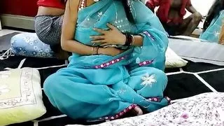 Indian desi bhabhi romance her step father hot boobs nippal clit pussy