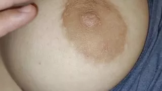 I Let Neighbor touch My Big Natural Tits