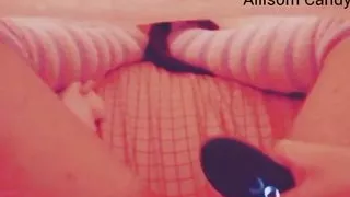 My stepfather is in the next room, I take the opportunity to masturbate under the covers of my bed in silence