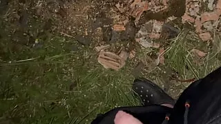 Play outdoors on me until I piss