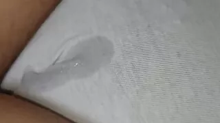 I Spit and Rub Horny Cameltoe Pussy of My Classmate