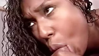 Busty Ebony Gets Her Pussy Destroyed by a Dude Before Masturbating with Toys