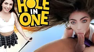 Petite Step Daughter Struggles To Put Her Step Daddy's Enormous Cock In Her Tiny Mouth - TeamSkeet