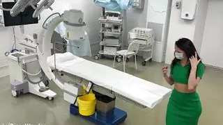 Surveillance Cam At Real Hospital With Fake Doctor , Bubble Butt Patient Was Fucked So Rough