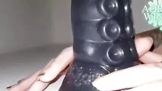 Throw back Thursday! The Big Black Monster!!! This nasty little creature was waiting for me on my way to a Halloween party