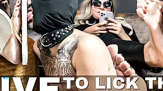 Live to lick the filth I tread on