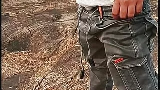 Desi lond ke karname - Outdoor Desi Indian Dick Masturbation in Jungle