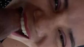 Deep and delicious careless blowjob from a mother in heat