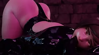 Chubby Mei Trapped in Latex (no Audio yet)