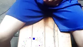 Come and undress me. I'm going to stab you in the ass.