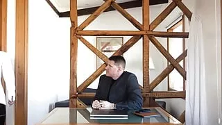 BoyForSale - Bastian Karim gets pounded on window sill by Legrand Wolf