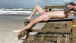 panties at the beach