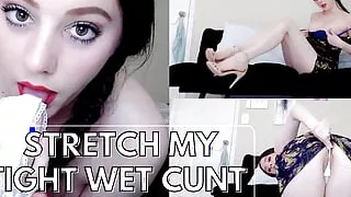 Fuck Panties Into My Juicy Squirting Cumming Pussy