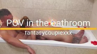 Pov . In Bathroom Blowjob And Cum In Mouth