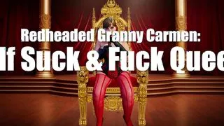 Redheaded Granny Carmen - GILF Suck & Fuck Queen