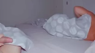 Stepmom and Stepson Shared Bed in Hotel and Have Sex. English Subtitles