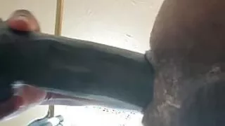 Upclose takin 9 inches balls deep