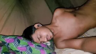 I feel horny at the morning that's why I'm lying naked on bed