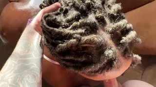 Fucked a Big Booty Ebony with Dreadlocks on Our First Date and It Ended with a Creampie