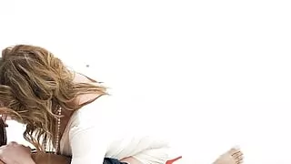 Julia North Interracial Hotwife Handjob and Foreskin Play