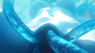 Freezing underwater fuck