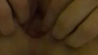 Strawberry popped out of my juicy pussy and eaten by stepdaddy, closeup of spread pussy and asshole