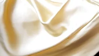 Satin Silk Gold Dress Masturbation Cum