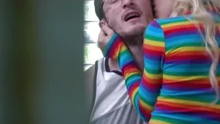 Dad Catches Petite Teen Getting Pounded by Her Step-brother - Kenzie Reeves