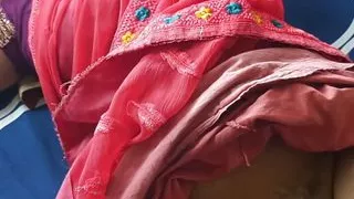 The devar of the  village's young and beautiful sister-in-law strips naked and satisfies her wet pussy with his penis.