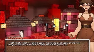 Minecraft Horny Craft - Part 31 Piglette Deep Blowjob And Cream By LoveSkySan69