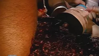 Geile Schlampe beim hardcore Rudelfick