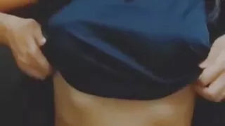 Hot Indian college girl showing her pink pussy and Fingering in it