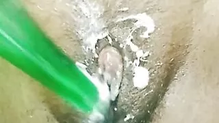 Cumshot close up pussy