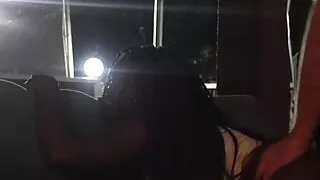 Nearly getting caught sucking and fucking at resort pool