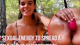 Ersties - Dina Brings Her Sexual Energy To The Woods To Masturbate