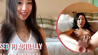 Ersties - Cute Babe Mishka Edges Herself Until She Grabs a Dildo