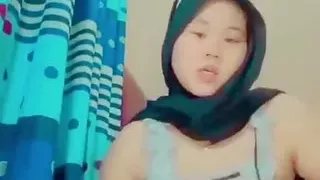 Chubby Teen Girl Fingering Herself Wearing Sexy Maid Lingerie