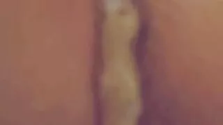 Cum oozing out of sissy fem boy just hang fucked and bred by a bunch of guys