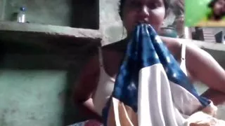 A newly married desi housewife seduced and fucked from kItchen by her Husband