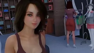 Away From Home (Vatosgames) Part 74 Fucking In The Public Changing Room By LoveSkySan69