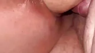 Fist and dick in sloppy gaping moist wet pussy amateur MILF.