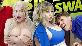 BFFs Just Can't Believe What's Going On: The Blondes Woke Up To Realize Their Boobs Have Gotten Huge