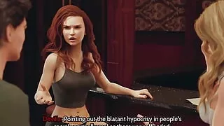 Freshwoman #10 - Julia Gave Simon a Blow Job Under the Table.