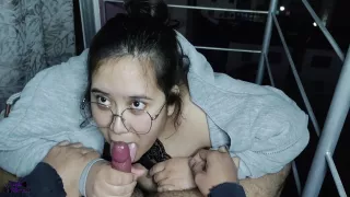 He Comes In My Mouth Delicious Blowjob In Public